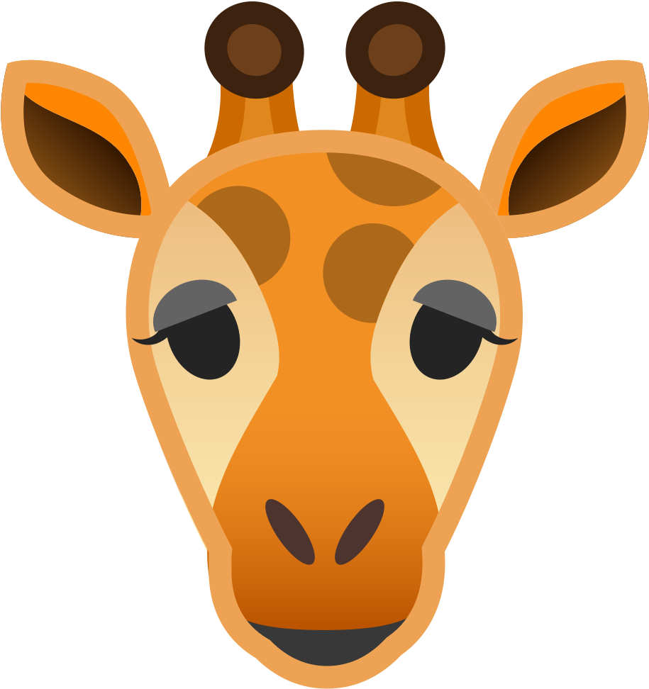 Giraffe Icon Clipart (1024x1024), Png Download