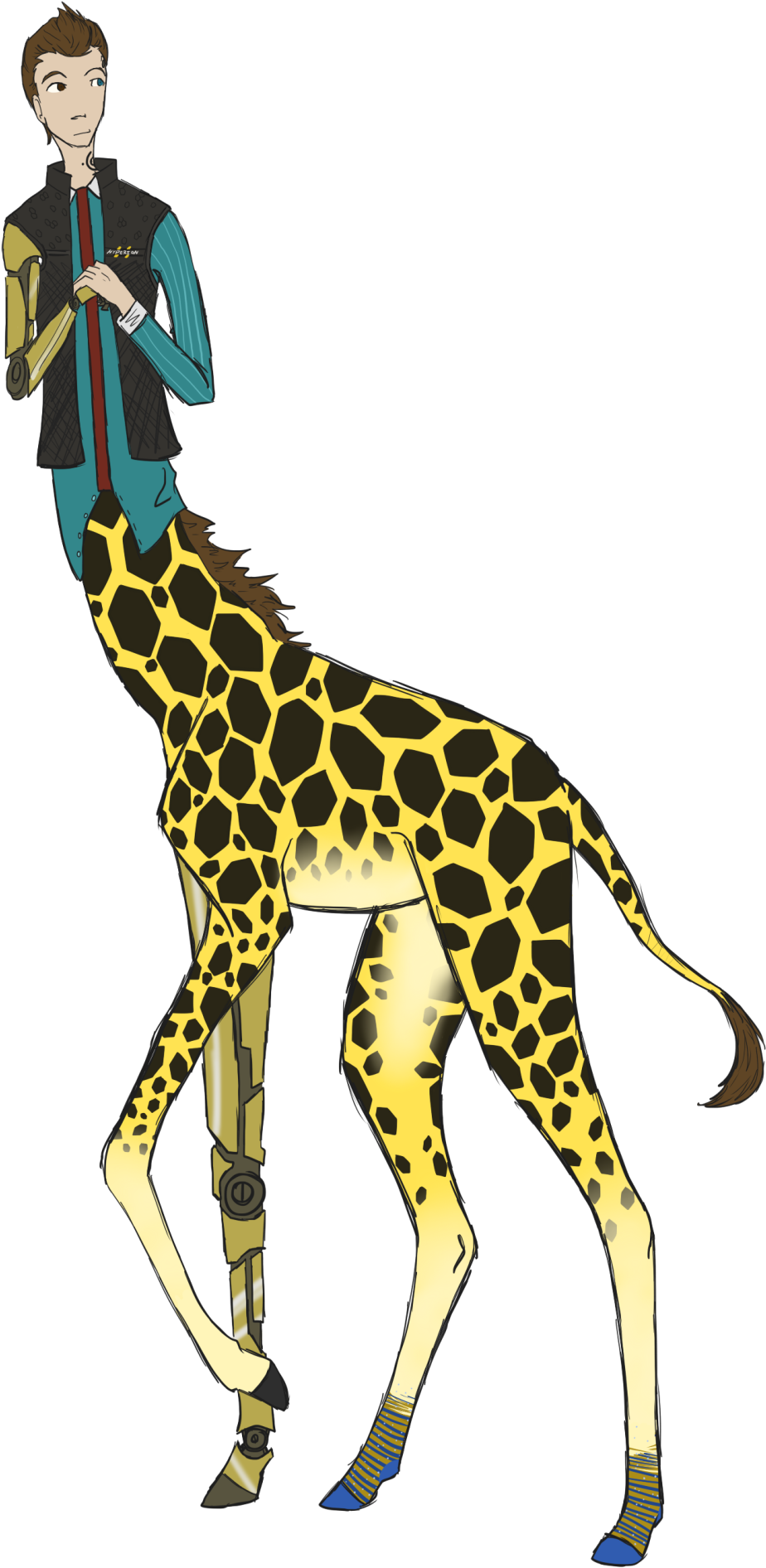 Giraffe Clipart Png Transparent Png (969x1920), Png Download