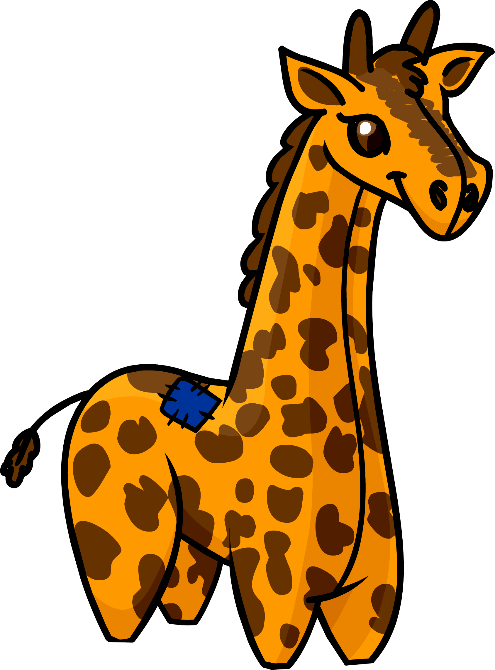 Giraffe Clipart (1688x2284), Png Download