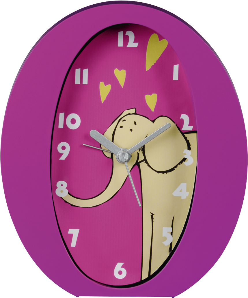 "elephant" Children's Alarm Clock, Silent Clipart (1100x1100), Png Download