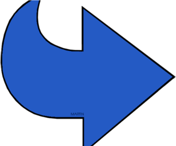 Right Clipart Blue Arrow - Png Download (640x480), Png Download