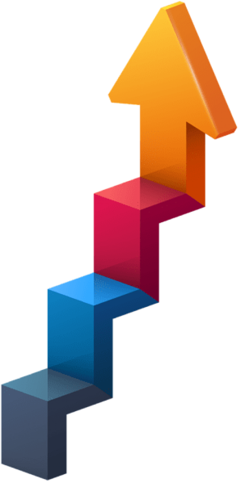 Free Png Stairs Arrow Transparent Png Images Transparent Clipart (481x977), Png Download