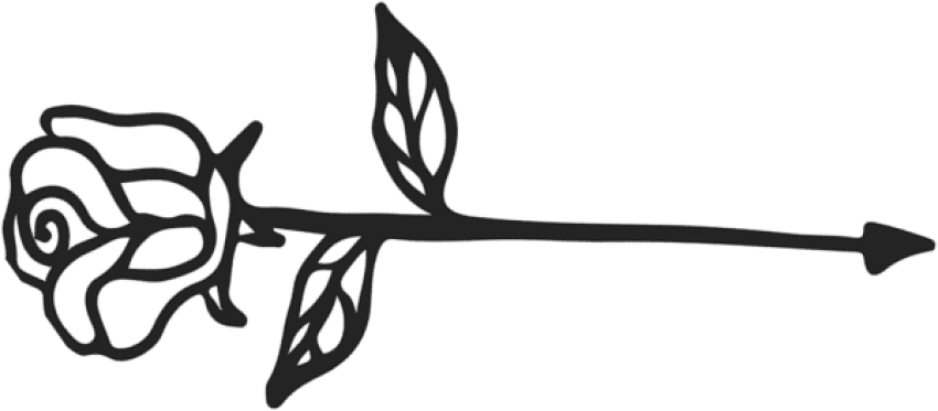 Free Png Download Calligraphy Arrow Line Png Images Clipart (850x373), Png Download