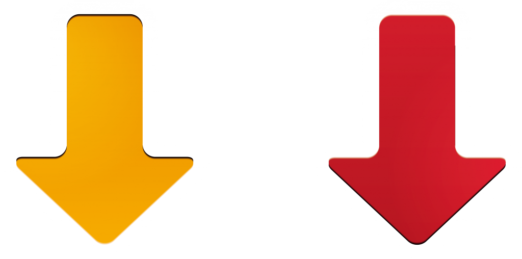 Down Arrow Png Image Clipart (1024x508), Png Download