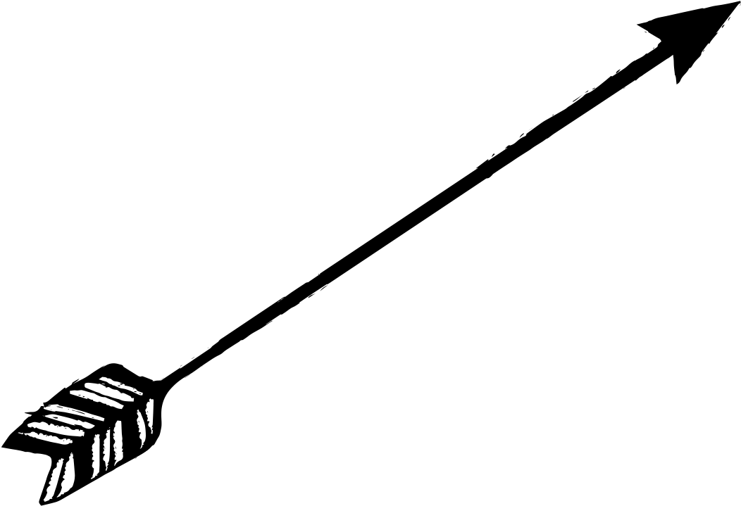 Black Arrow Png Transparent Clipart (1200x989), Png Download