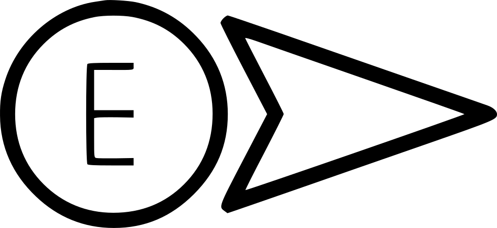 Arrow East Direction Comments Clipart (980x450), Png Download