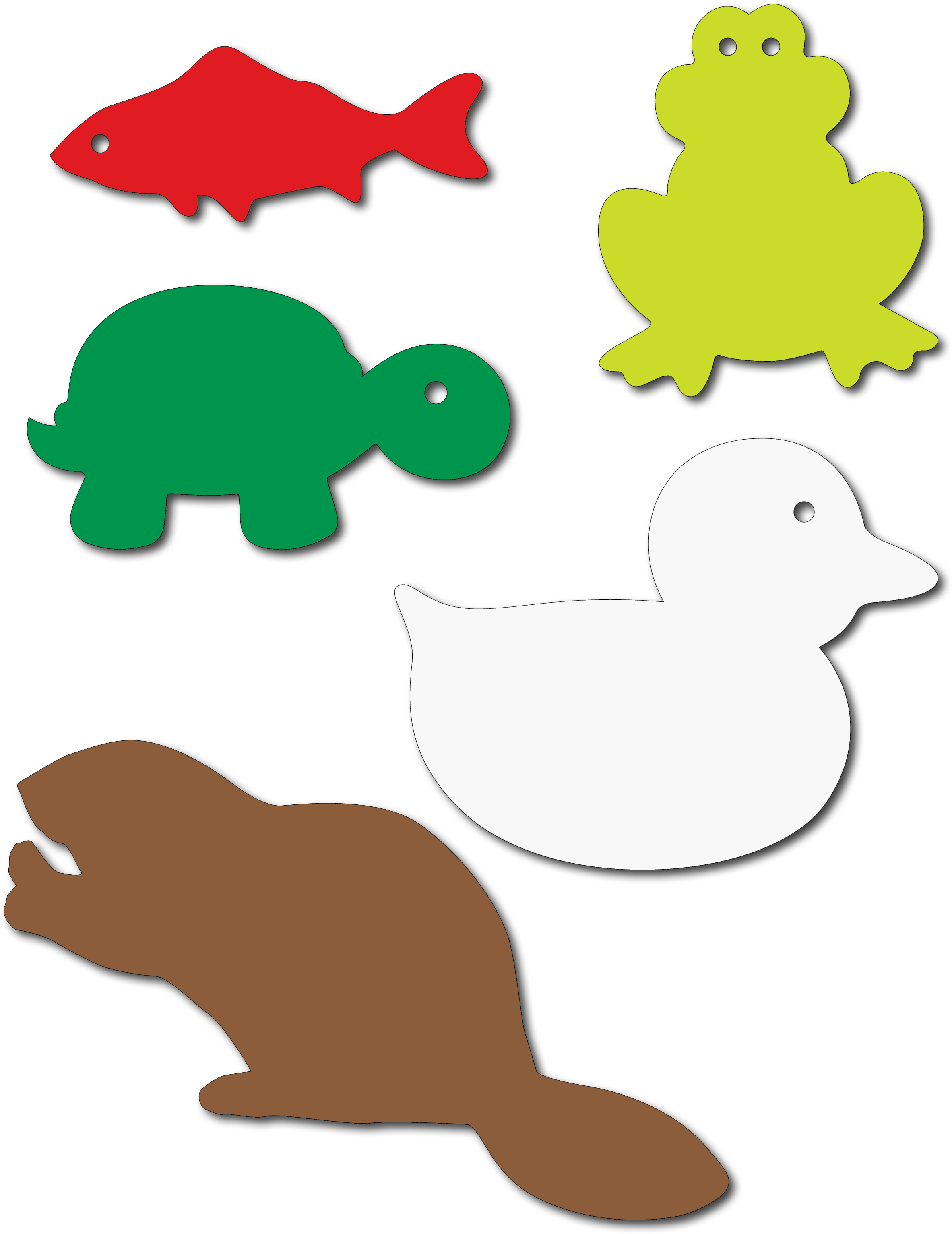 Pond Felt Set Clipart (2550x3301), Png Download