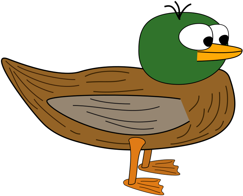 Cartoon Ducks Clipart (800x640), Png Download
