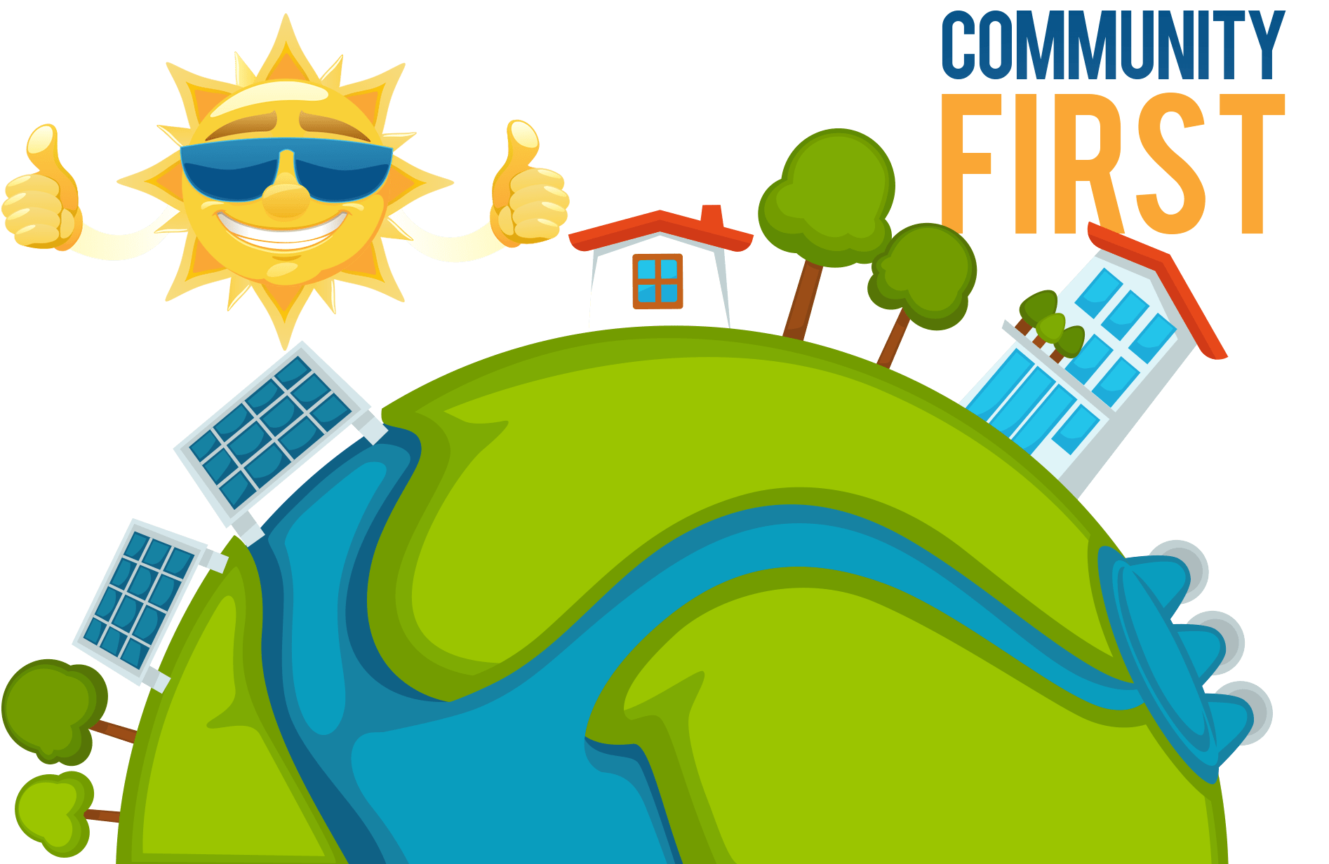 Top 5 Reasons To Go Solar As A Commercial Building Clipart (1920x1346), Png Download