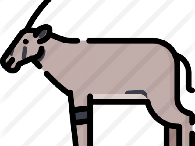 Oryx Clipart Animal Family - Png Download (640x480), Png Download