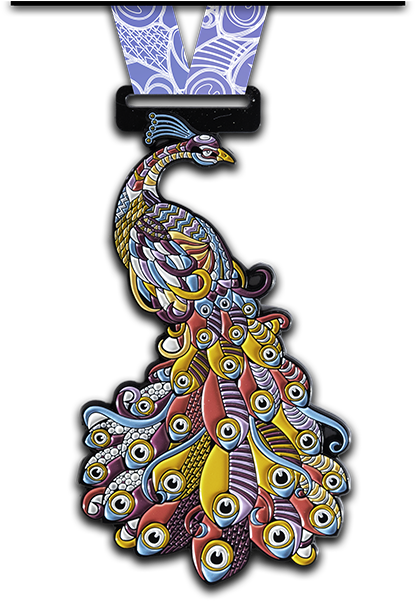 Peacock Clipart (600x600), Png Download