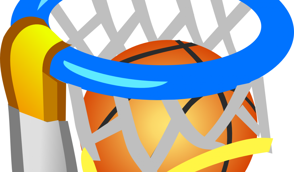 Clipart Basketball Wallpaper - Png Download (1024x600), Png Download