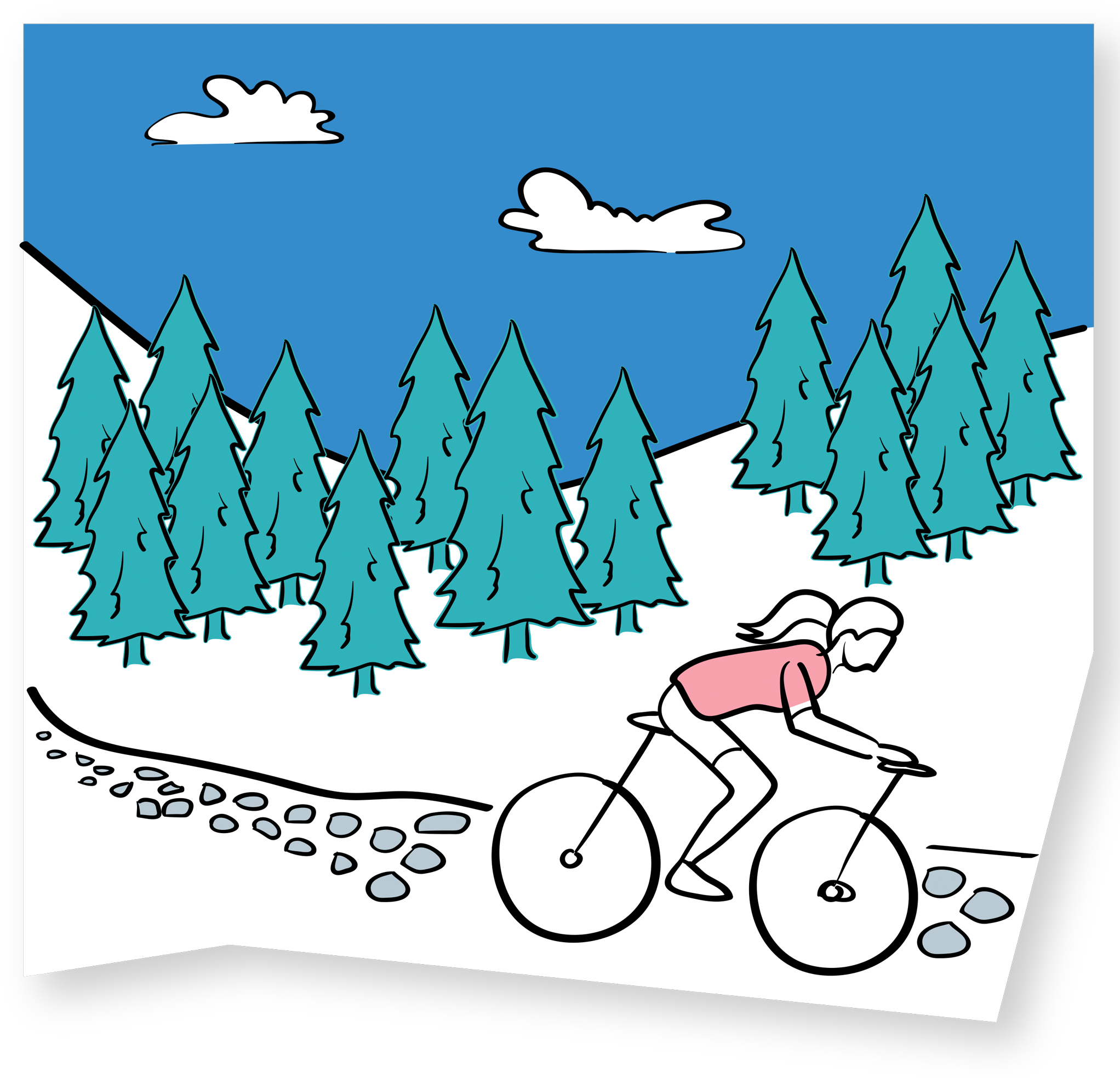 Rostrevor Mountain Biking In Antrim, Northern Ireland Clipart (2048x2048), Png Download