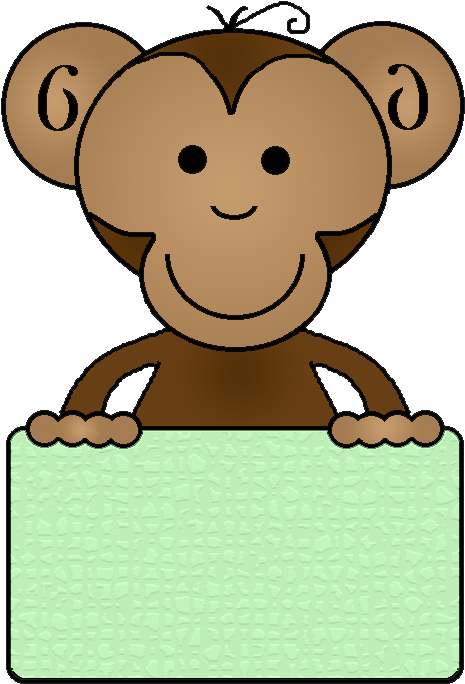 Monkey Graphics Clipart - Png Download (542x710), Png Download