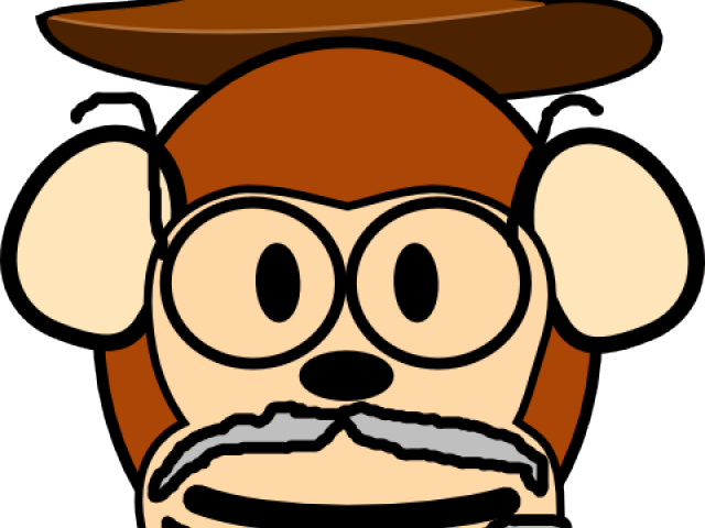 Monkey Clipart Hat - Png Download (640x480), Png Download