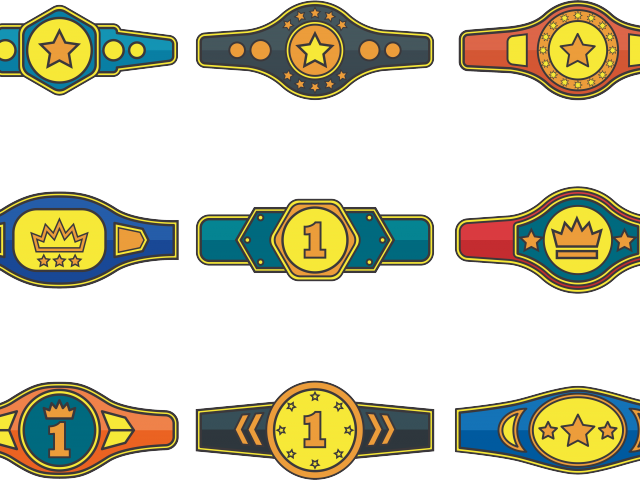 Belt Clipart Boxing - Png Download (640x480), Png Download