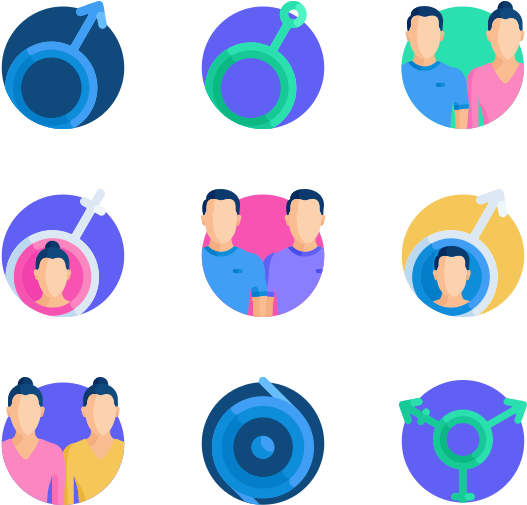 Gender Identity Clipart (600x564), Png Download