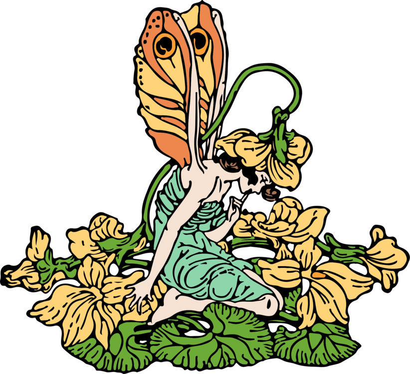 Brush-footed Butterflies Monarch Butterfly Flower Rainbow Clipart (822x750), Png Download