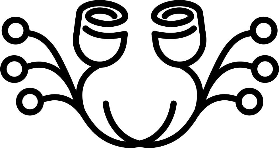 Rose Buds Symmetric Floral Design Comments Clipart (981x522), Png Download