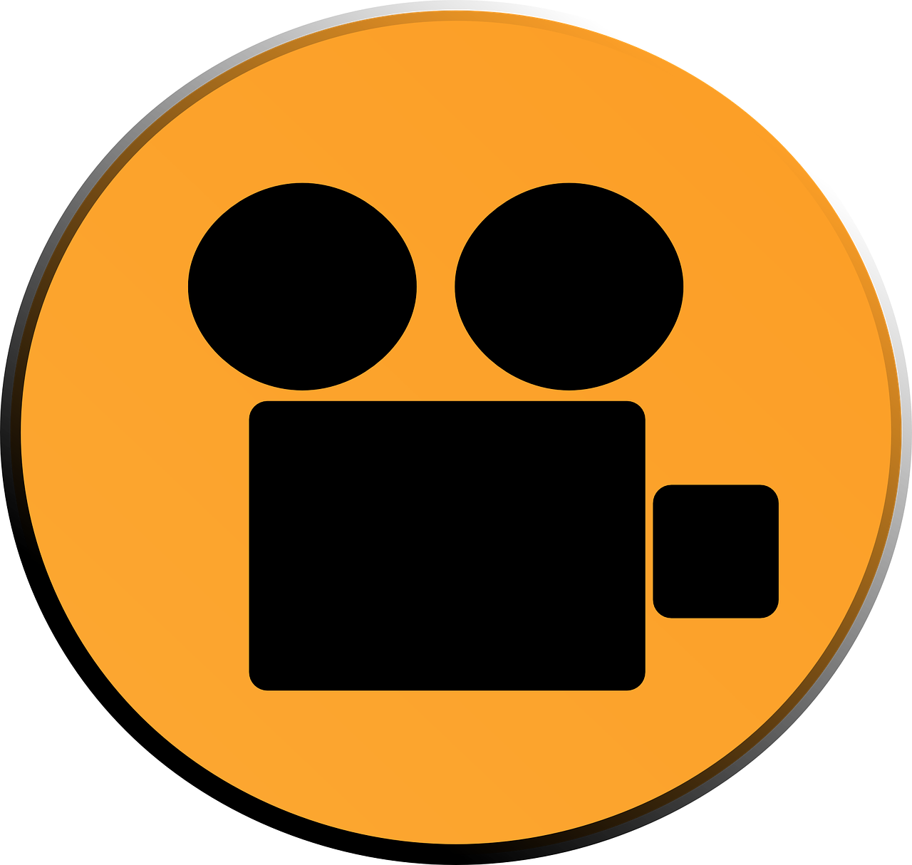 Movie Camera Clipart - Png Download (1280x1214), Png Download