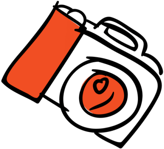 Drawn Camera Transparent Clipart (640x480), Png Download