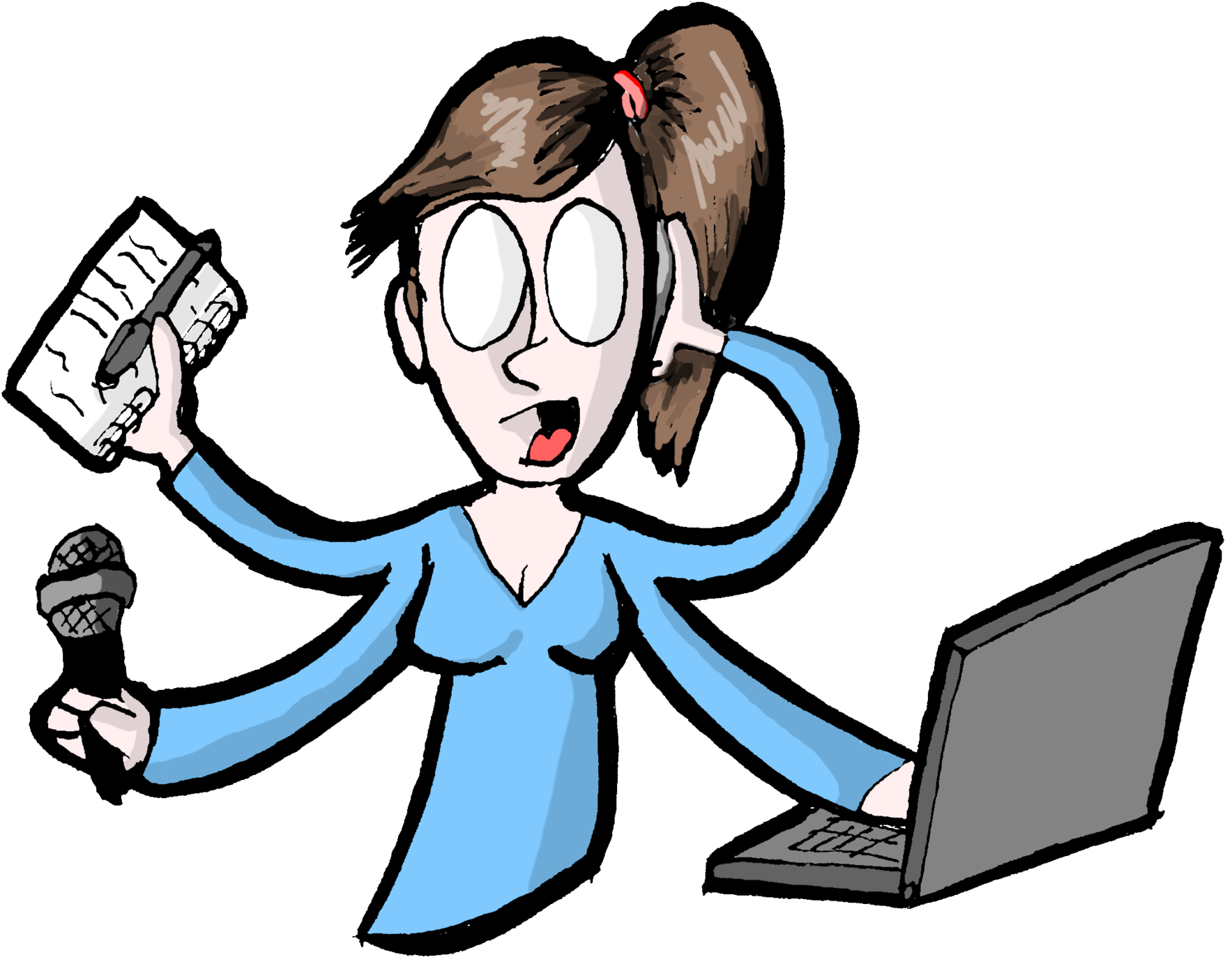 7 Reasons Why Journalism Is An Exhausting But Awesome Clipart (2500x1864), Png Download