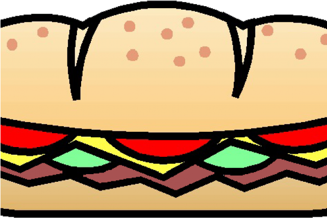 Chicken Clipart Sandwhich - Png Download (640x480), Png Download