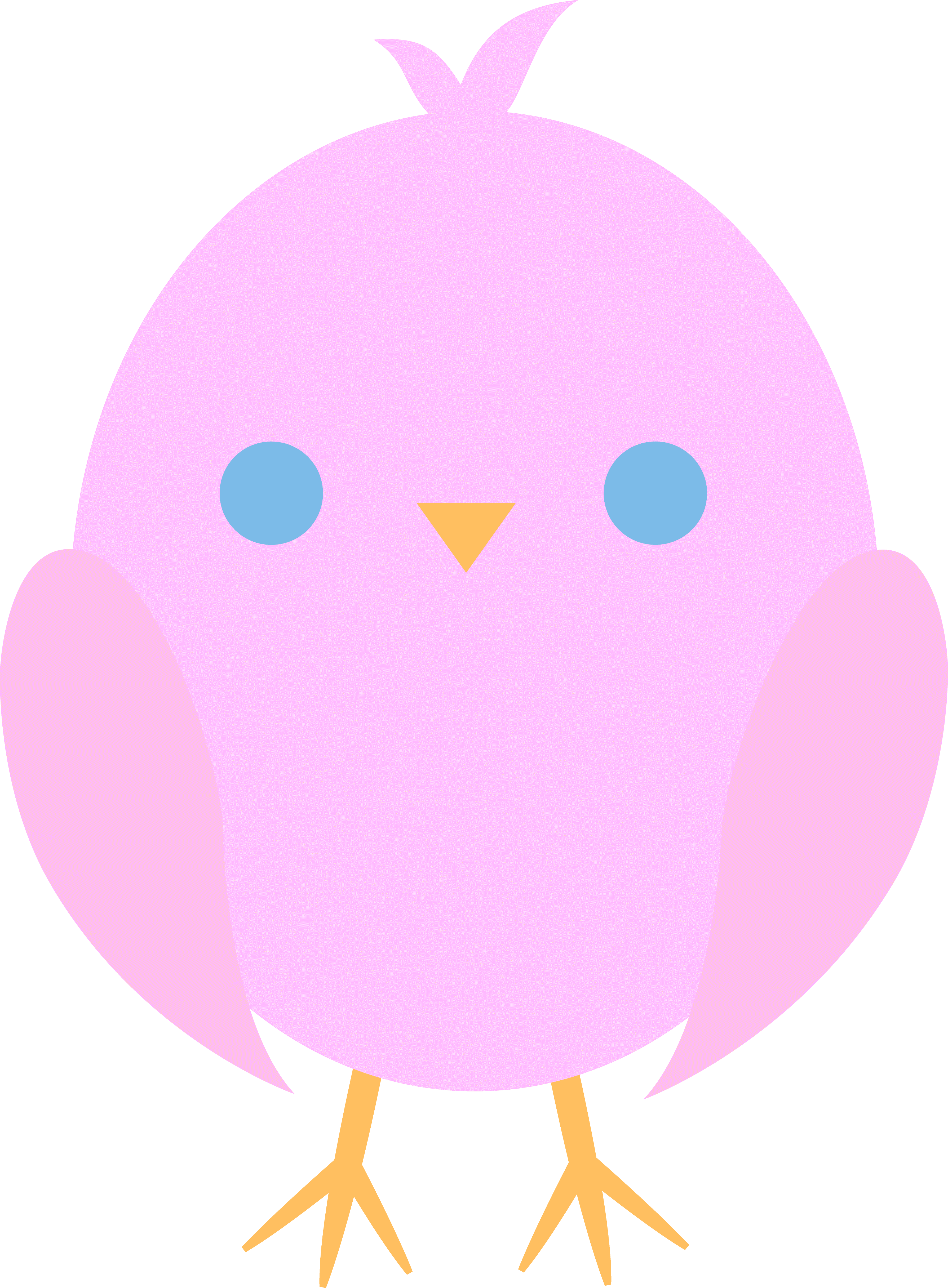 Cute Baby Chicken Clipart - Png Download (3578x4863), Png Download