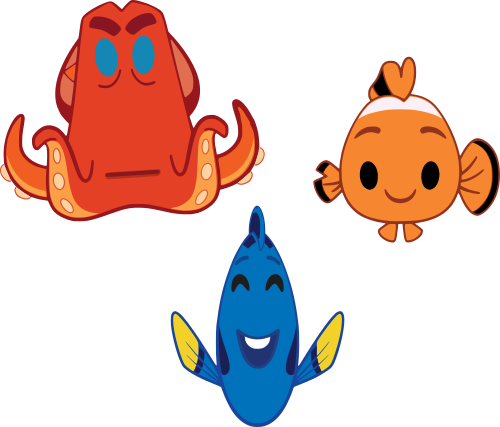Nemo Dory Hank Clipart (500x427), Png Download