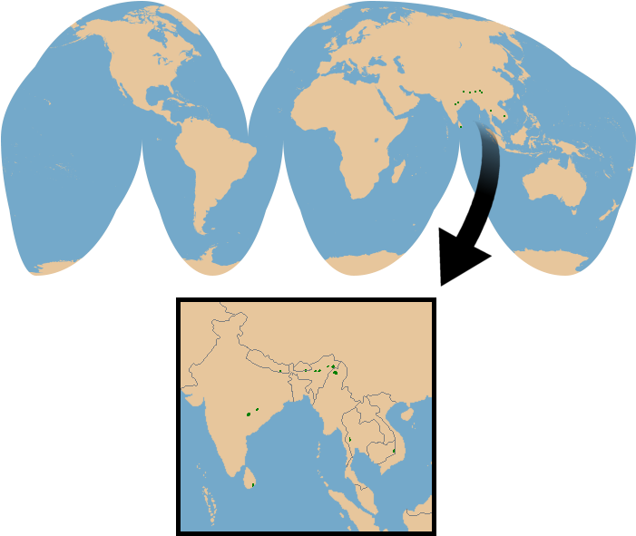 Stickerbrand Home Décor Vinyl Wall Art World Map Of Clipart (701x591), Png Download