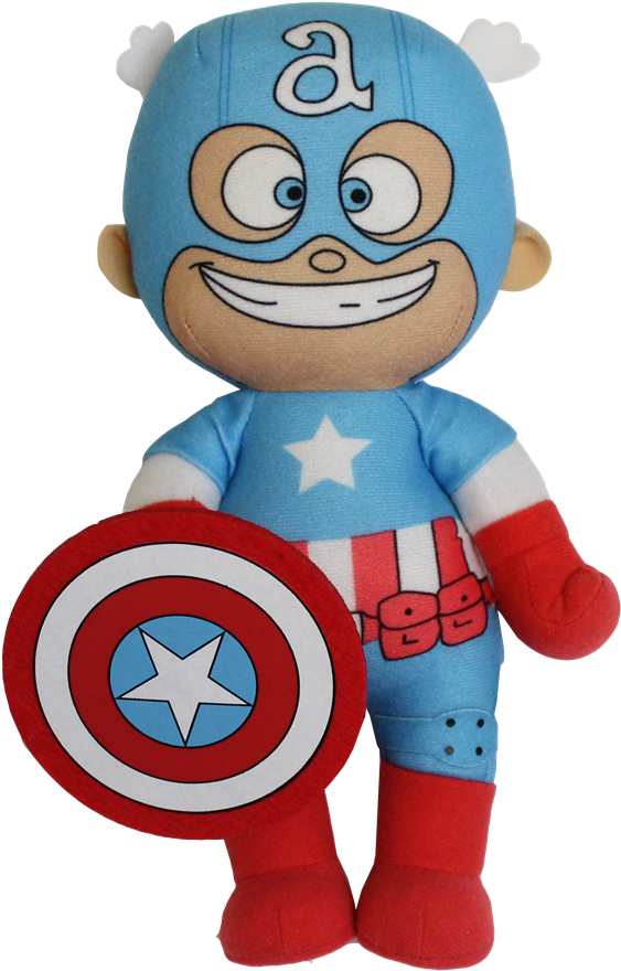 Skottie Young Captain America Plush Clipart (1200x1200), Png Download
