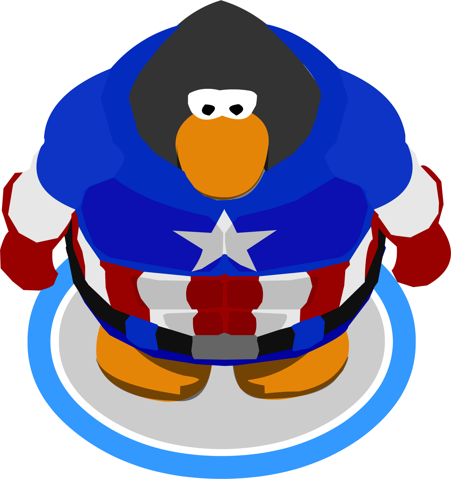 Captain America Bodysuit Ingame Clipart (1580x1677), Png Download