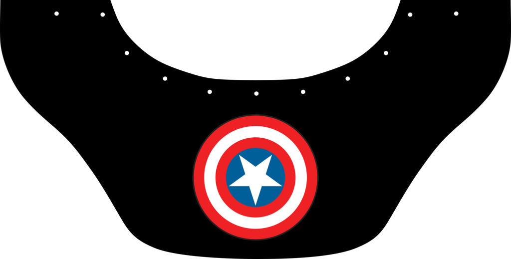 Captain America - Outlaw Leather Clipart (1024x519), Png Download