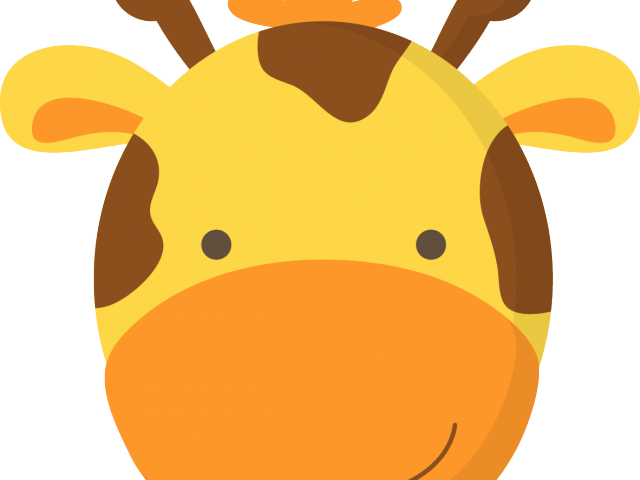 Face Clipart Giraffe - Png Download (640x480), Png Download