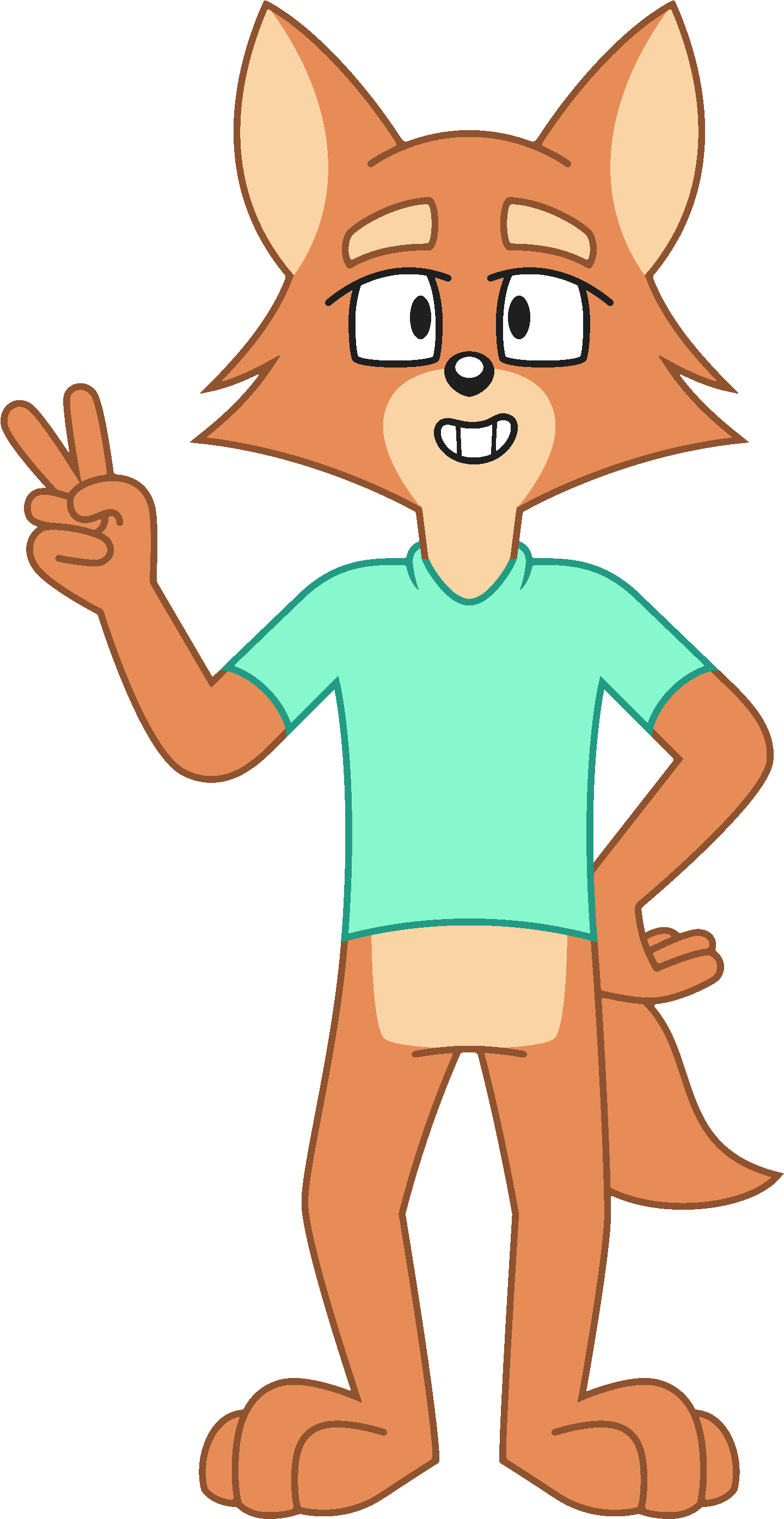 Cartoon Fox Png , Png Download Clipart Full Size Clipart (2755212