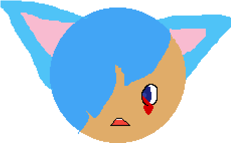 Blue Hunted Werewolf Girl Clipart (1000x960), Png Download