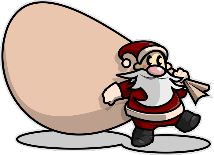 Free To Use Public Domain Santa Claus Clip Art , Png Transparent Png (700x508), Png Download