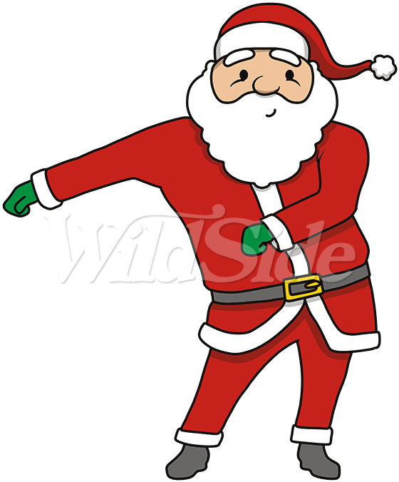 Santa Claus Floss Dance Clipart (675x675), Png Download