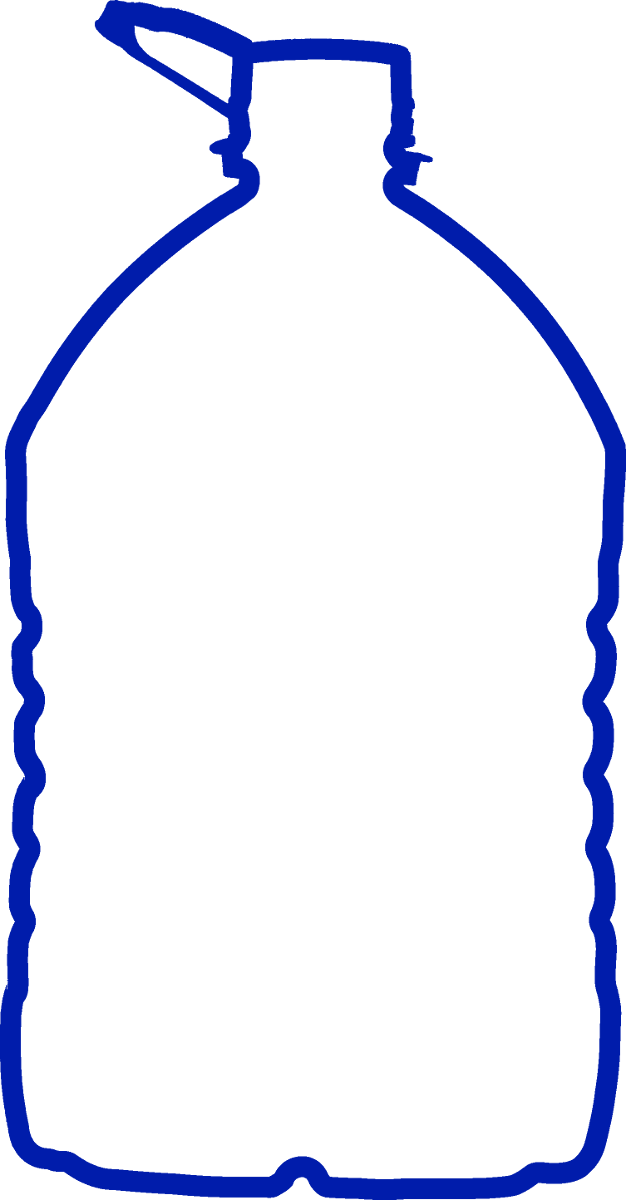 Bottle Background 500 Mil Clipart (626x1200), Png Download