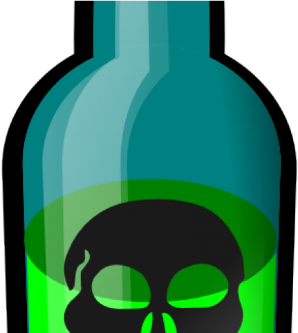 Water Bottle Clipart Poison Drink - Png Download (640x480), Png Download