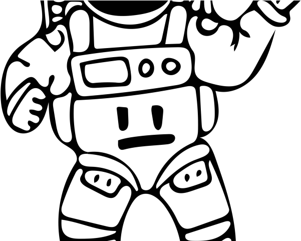 8 Astronaut Clipart Easy Free Clip Art Stock Illustrations - Png Download (640x480), Png Download