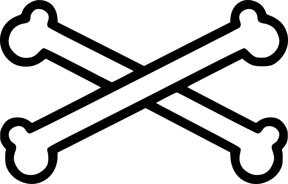 Bones Skull Skeleton Cross Comments Clipart (980x626), Png Download