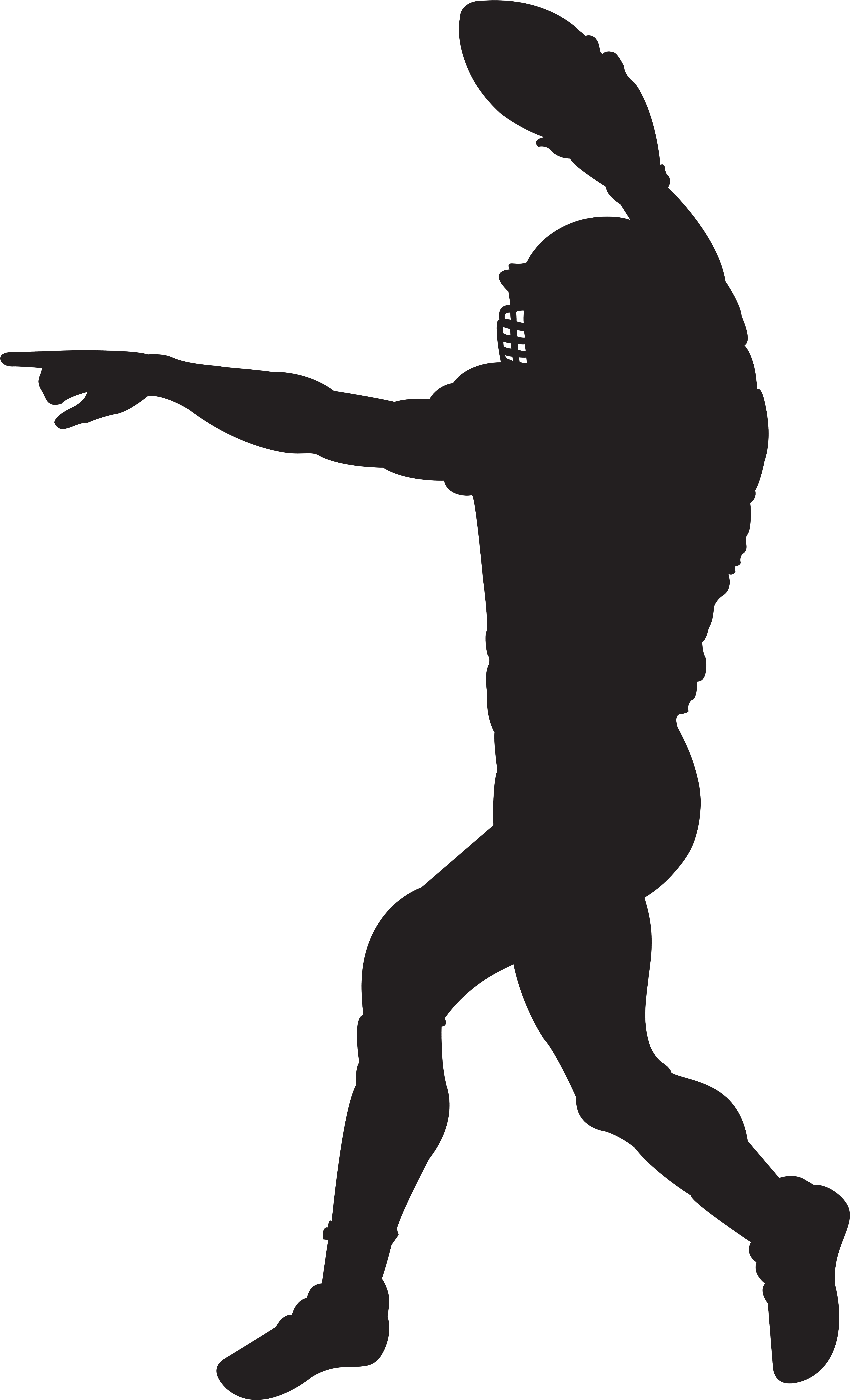 Football Player Images Clip Art - Png Download (4904x8000), Png Download