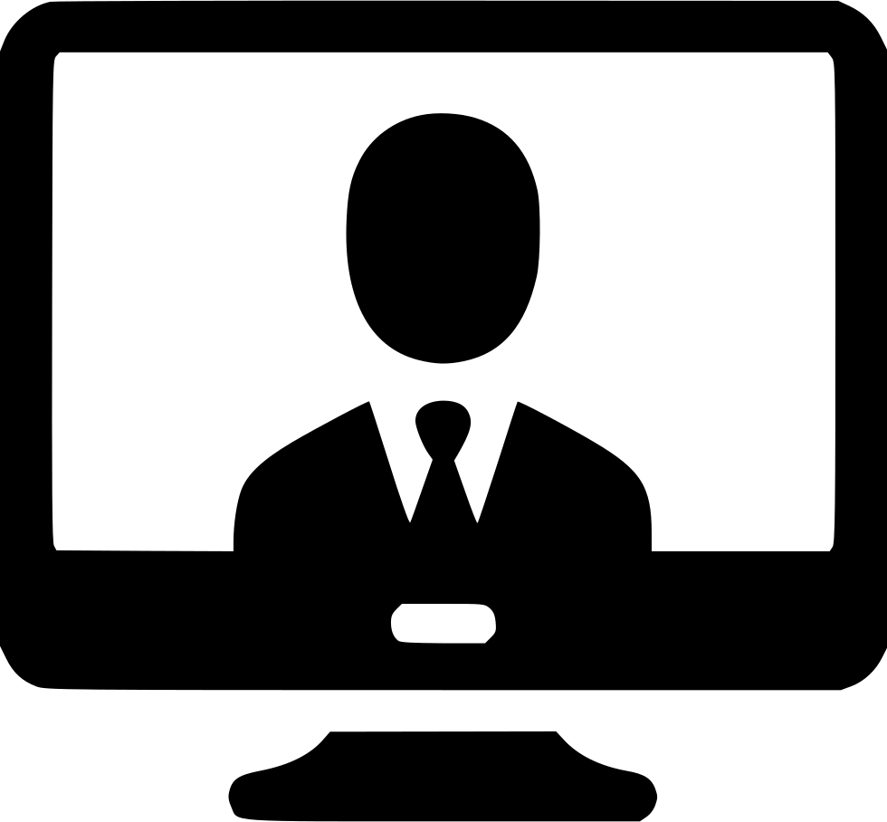 User Man Pc Computer Screen Monitor Comments Clipart (980x908), Png Download