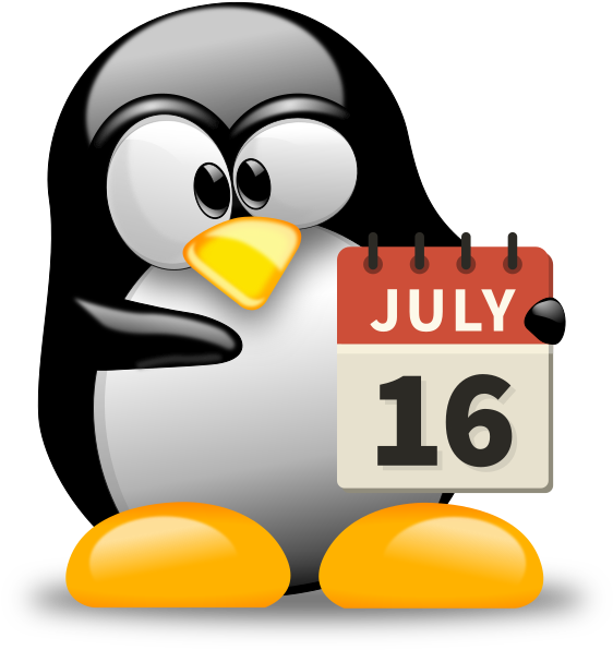 Tux Date Penguins, Gardens, Computer Science, Penguin Clipart (563x609), Png Download