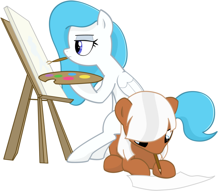 Artist Wonkysole Canvas Clipart (1024x724), Png Download