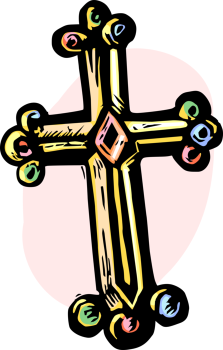 Christian Cross Symbol Of Clipart (446x700), Png Download