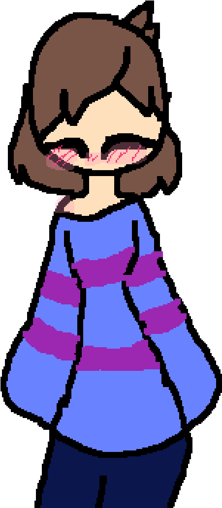Blush Test Frisk Clipart (1200x1200), Png Download