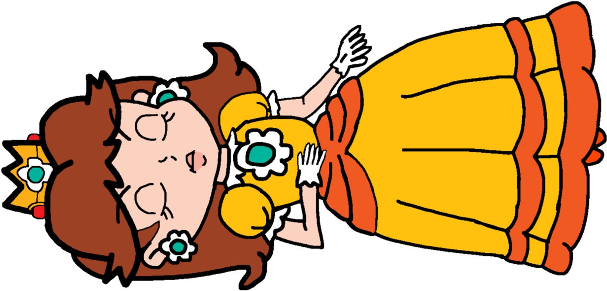 Princess Daisy 2d Devintart , Png Download Clipart (1224x587), Png Download