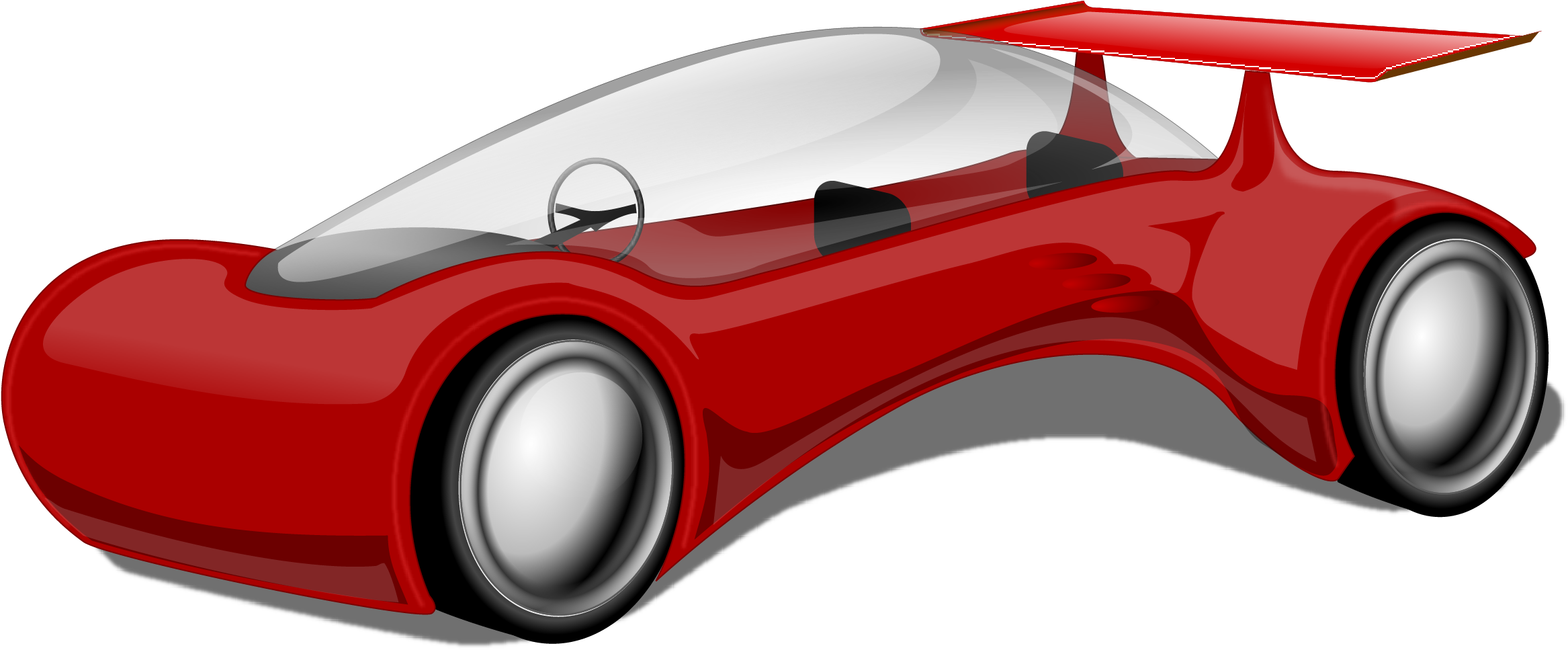 Sports Car Clip Art - Png Download (2334x967), Png Download